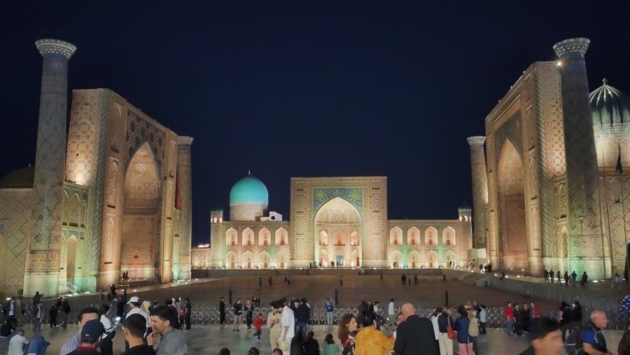 Timur's Samarkand and a Badly Parked Truck